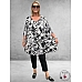 AKH Big Shirt Aiko Zwart/Wit
